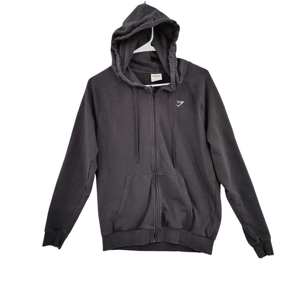 Gymshark Womens Training Athleisure Sporty Gorpcore Full Zip Hoodie M Black